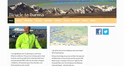 Desktop Screenshot of bicycletoburma.com